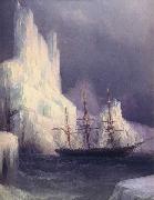 Ivan Aivazovsky Icebergs in the Atlantic oil painting reproduction